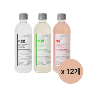 [임박특가] [스웨댄 대표음료] 비타민웰 풍부한 비타민&미네랄 음료 500ml x 12개 (무료배송)