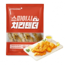 [임박특가] 교동 스파이시 치킨 텐더 1kg*2봉/3봉 x 1박스 (무료배송)