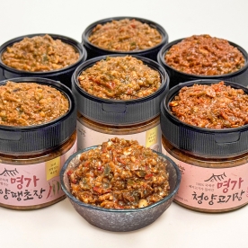 26년 전통 밥도둑 국내산 청양땡초장 4종 (무료배송)