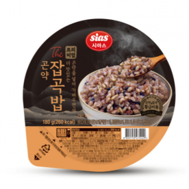 [임박특가] [시아스] The 곤약잡곡밥 180g*12개입 X 1박스 (무료배송)