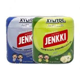 [반짝특가] 옌끼 자일리톨 블루베리맛/페어맛 45g x 4개 (무료배송)