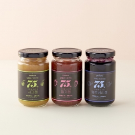 [잼민트] 75% 고함량 라이트 과일잼 270g x 2병 골라담기 (딸기잼, 블루베리잼, 사과잼) (무료배송)