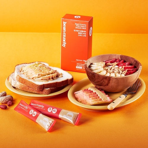 [반짝특가] 100％땅콩 빈크런치 짜먹는 땅콩버터 20g*10스틱 X 1케이스 (총 200g) (무료배송)