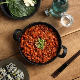 [리타엔] 국내산 돼지 100％ 오독오독 이가네 매운 오돌뼈 300g*3팩 (무료배송)