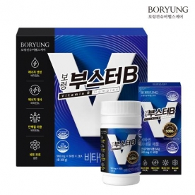 [보령] 부스터B 고함량 5000％ 비타민B 선물세트 900mg*60정*2통입 x 1박스 (4개월분) (무료배송)