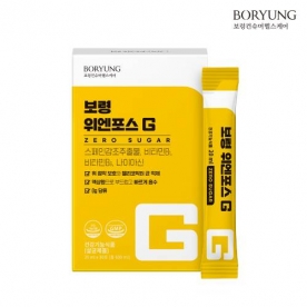 [보령] 위엔포스G 제로슈가 20ml*30포입 x 1박스(1개월분/위건강 헬리코박터균 억제) (무료배송)