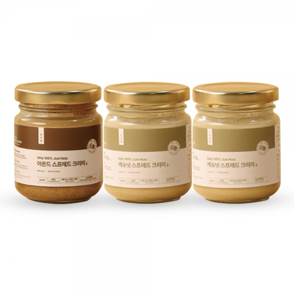 무첨가 원재료 100% 스프레드 120g(캐슈넛)