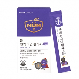 [임박특가]휴럼 뮴 면역 아연젤리+ 블루베리맛 20g*14포 X 1케이스 (무료배송)