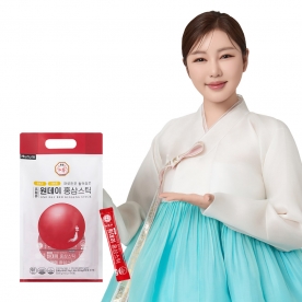 휴럼 원데이 홍삼스틱 (6년근 홍삼 진세노사이드 4mg) 10g*100포 X 1봉(무료배송)