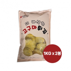 [임박특가] 더 바삭한 고구마튀김 1kg x 2봉 (무료배송)