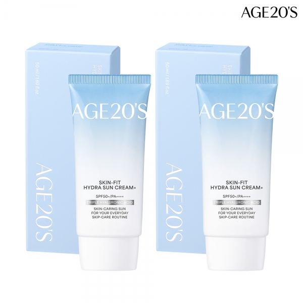 에이지투웨니스 스킨 핏 수분 선크림 플러스 50ml x 2개 (무료배송)