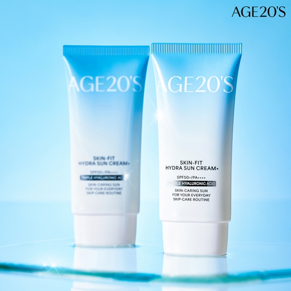 에이지투웨니스 스킨 핏 수분 선크림 플러스 50ml x 2개 (무료배송)
