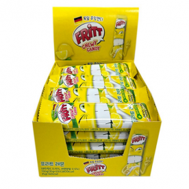 [마지막10세트] 프리트 츄잉캔디 레몬 35g*20입 x 10박스 (개당 65원, 총 200입, 7kg) (무료배송)