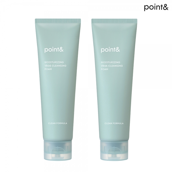POINT& 수분 촉 베지 클렌징폼 150g X2개 (무료배송)
