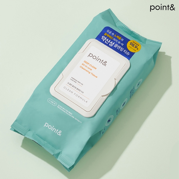 POINT& 딥클린 올인원 클린징티슈80매 x 2개 (무료배송)