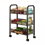 [그로스홈] 3단 철제 트롤리 (무료배송)