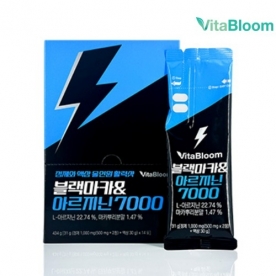 [비타블룸] 블랙마카 & 아르지닌 7000 [31g{정제 1,000mg(500mg x 2정) + 액상 30g} x 14포] X 1박스 (3개이상구매가능) (무료배송)