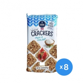 [오늘만!특가] (씨앗이 콕콕) 시그달 크래커 허브앤씨솔트 120g x 8봉 (무료배송)