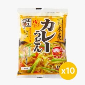 [친구톡특가] [실온] 이츠키 카레우동 225g(1인분) x 10봉 (무료배송)