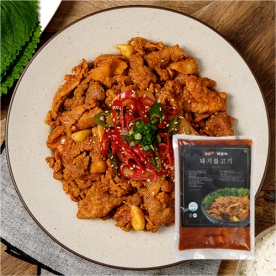 (고기함량 75％) 해돈채 돼지불고기 500g x 3팩 (무료배송)
