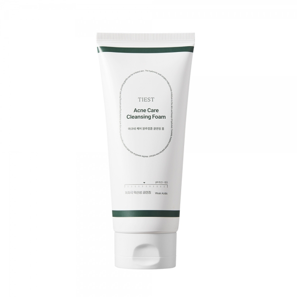 티에스트 아크네케어 블루컴플 클렌징폼 약산성 여드름 저자극 세안제 180mL (무료배송)