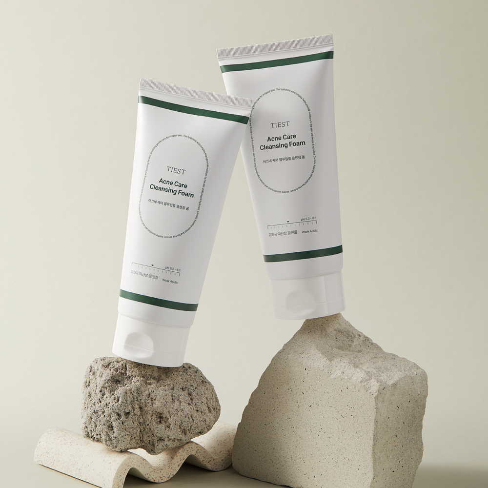 티에스트 아크네케어 블루컴플 클렌징폼 약산성 여드름 저자극 세안제 180mL (무료배송)
