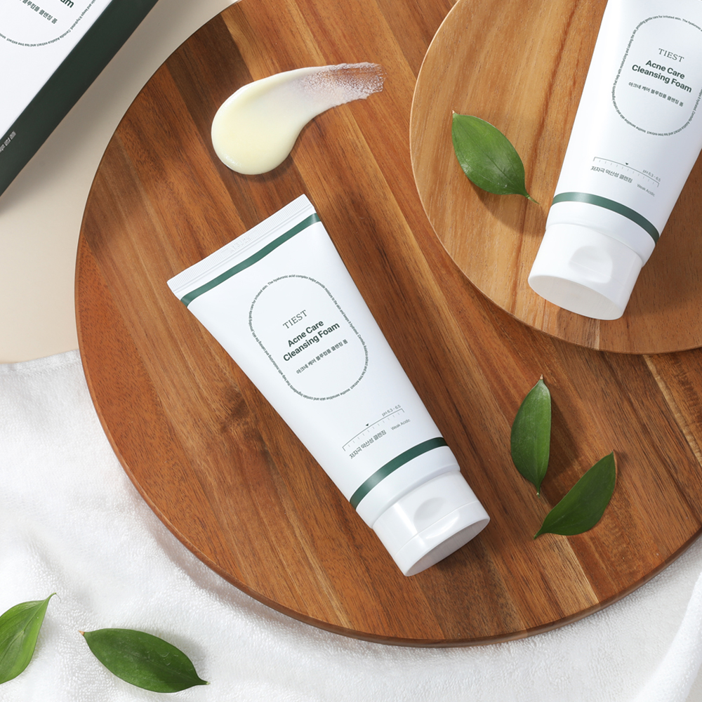 티에스트 아크네케어 블루컴플 클렌징폼 약산성 여드름 저자극 세안제 180mL (무료배송)