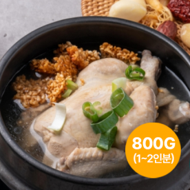 [오늘만!특가] 국내산 닭한마리 누룽지 삼계백숙 800g (4개이상 구매가능) (무료배송)