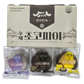 전주한옥 미니 초코파이 (오리지널, 블루베리, 바나나) 10개입 x 1박스 (2박스 이상 구매 가능) (무료배송)