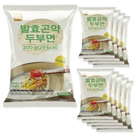 빼빼곤약 발효곤약두부면200g*10팩 x 1박스 (100g당 14.5kcal) (무료배송)
