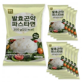 빼빼곤약 발효곤약파스타면200g*10팩 x 1박스 (100g당 11kcal) (무료배송)
