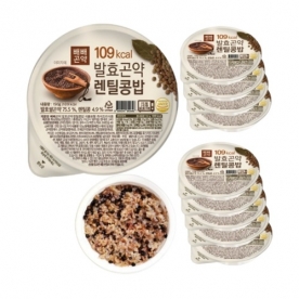 빼빼곤약 발효곤약렌틸콩밥 150g*10개 x 1박스 (100g당 73kcal) (무료배송)
