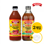 [판매자특가] 브래그 애플사이다 비네거 크랜베리 473ml x 1병+허니카이엔 473ml x 1병 (무료배송)