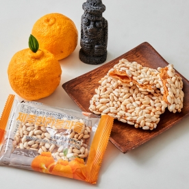 30번반죽겹쳐 바삭한 제주도 한라봉 한과 과즐 (15입 1박스) (무료배송)