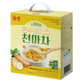 [꽃샘] 스테비아 콘푸레이크 천마차 800g (20g*40스틱) X 1개