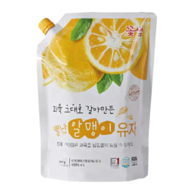 [꽃샘] 별난알맹이 유자 500g X 1개