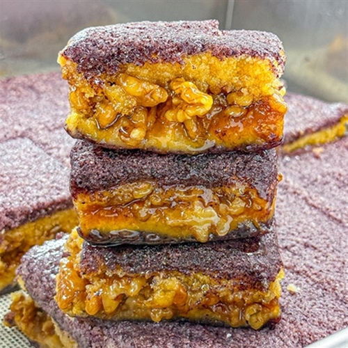 [광천떡] 30년전통 수제떡명가 흑미설기 호두떡 1kg (무료배송)