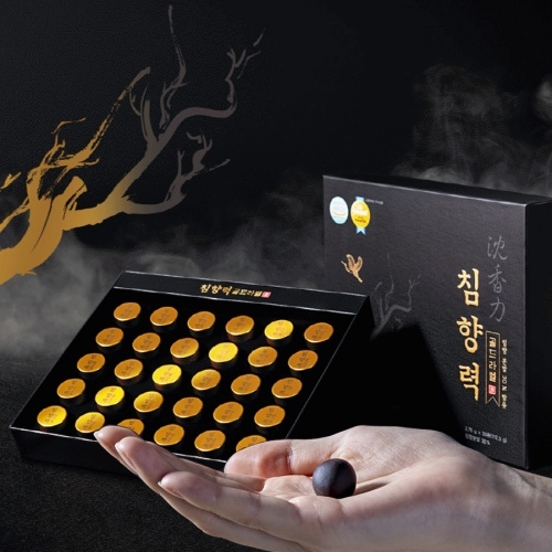 [반짝특가] 침향력 골드라벨 3.75g*30환 x 1박스 (1개월분) + 선물용 쇼핑백 (무료배송)