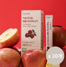 [닥터루템] 유기농 애플사이다비니거(애사비) 스틱 15g*15포(1케이스) x 20개 (무료배송)