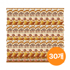 [100개한정] (1개당 564원) [냉장] 우양 점보 닭가슴살 곡물핫도그 120g x 30개 (무료배송)