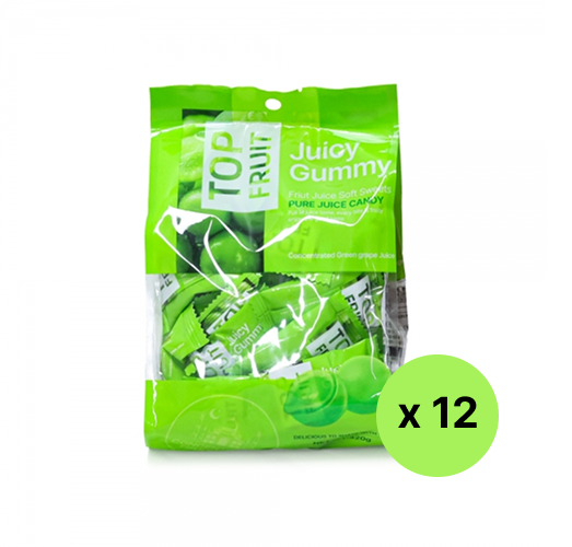 탑프룻 청포도 딸기 젤리 320g 12개