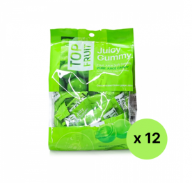 [반짝특가] 탑프룻 다낭시장 청포도/딸기맛 젤리 320g*12입 x 1박스 (3.8kg) (무료배송)