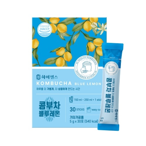 [반짝특가] [하이헬스] 콤부차 블루레몬 5g*30포 x 1박스