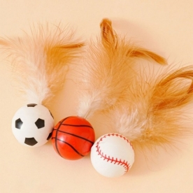 (5개묶음)드리블 깃털 탱탱볼 3종 세트 x 1개 (무료배송)