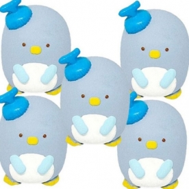 강아지 라텍스 에센셜 블루펭귄 5P 삑삑이 토이 터그 x 1개 (무료배송)