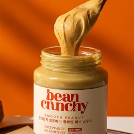 [입고특가] 빈크런치 땅콩버터 플레인 피넛 스무스 460g