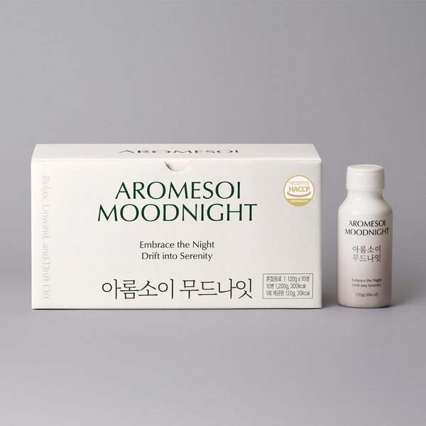 아롬소이 나이트리프레셔 무드나잇 120g*10병(1케이스)