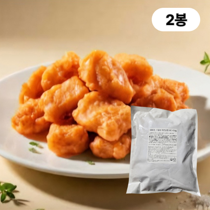 [토란s특가] 식물성 치킨강정 1kg x 2팩 (무료배송)