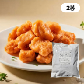 [임박특가] 식물성 치킨강정 1kg x 2팩 (무료배송)