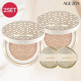 [1+1기미커버쿠션] AGE20S 실크 하이 커버 쿠션 본품2개 (무료배송)